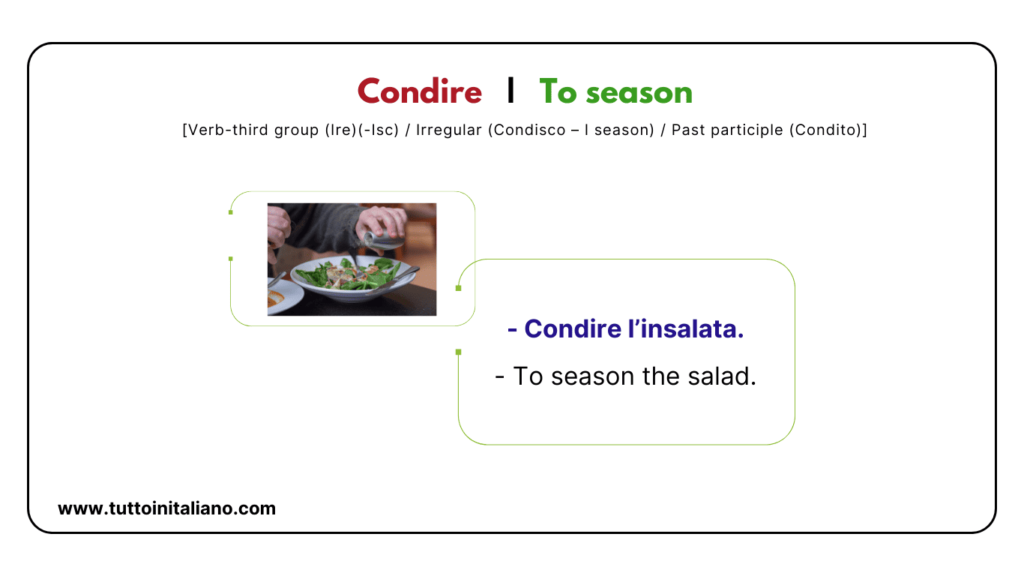 Cooking in Italian