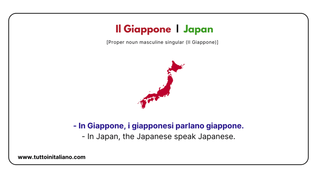 Learn words in Italian: 20+ Countries and Nationalities name with (examples) 23 Learn words in Italian