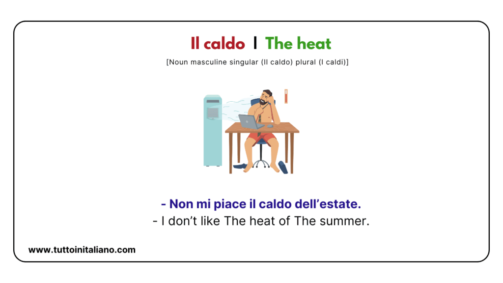 Italian vocabulary list