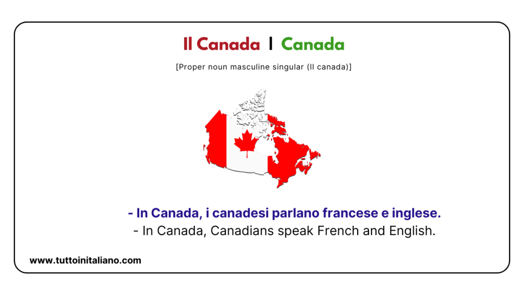 Learn words in Italian: 20+ Countries and Nationalities name with (examples) 40 Learn words in Italian