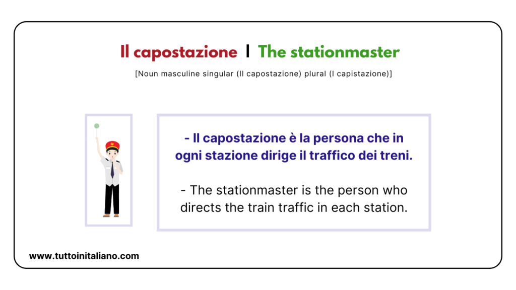 Train station in Italian | 20+ easy words about train station with examples. 14 Train station in Italian