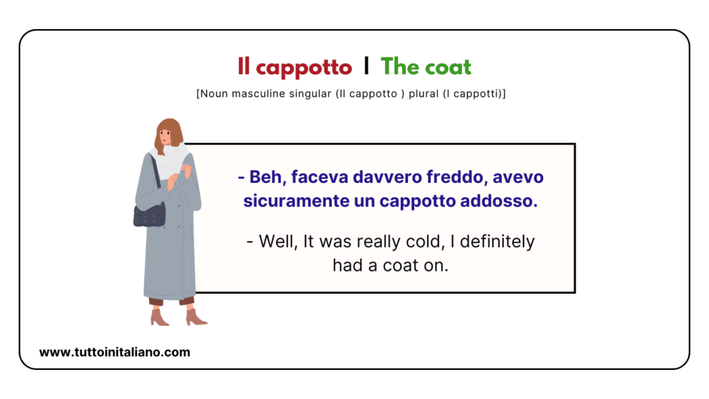 Basic Italian vocabulary lesson: The Clothes | 25+ Easy words with (examples and audio). 30 Basic Italian vocabulary