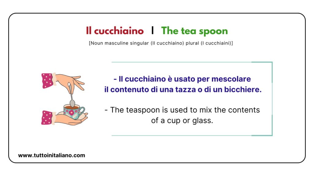 Italian to english words: The Kitchen | 20+ easy words about the kichen (part 1). 25 Italian to english words