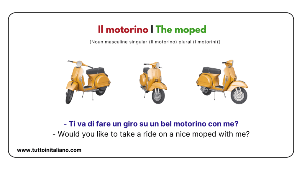Learn Italian vocabulary: Means of Transport | 15+ easy words of means of transport With (axamples and audio). 17 Learn Italian vocabulary