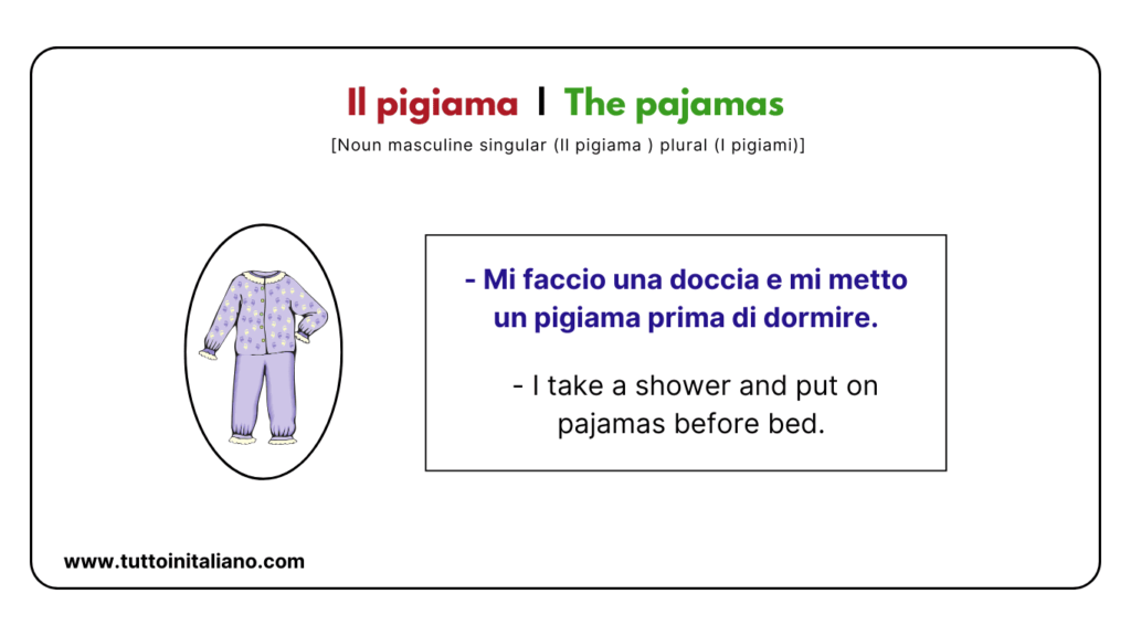 Basic Italian vocabulary lesson: The Clothes | 25+ Easy words with (examples and audio). 38 Basic Italian vocabulary
