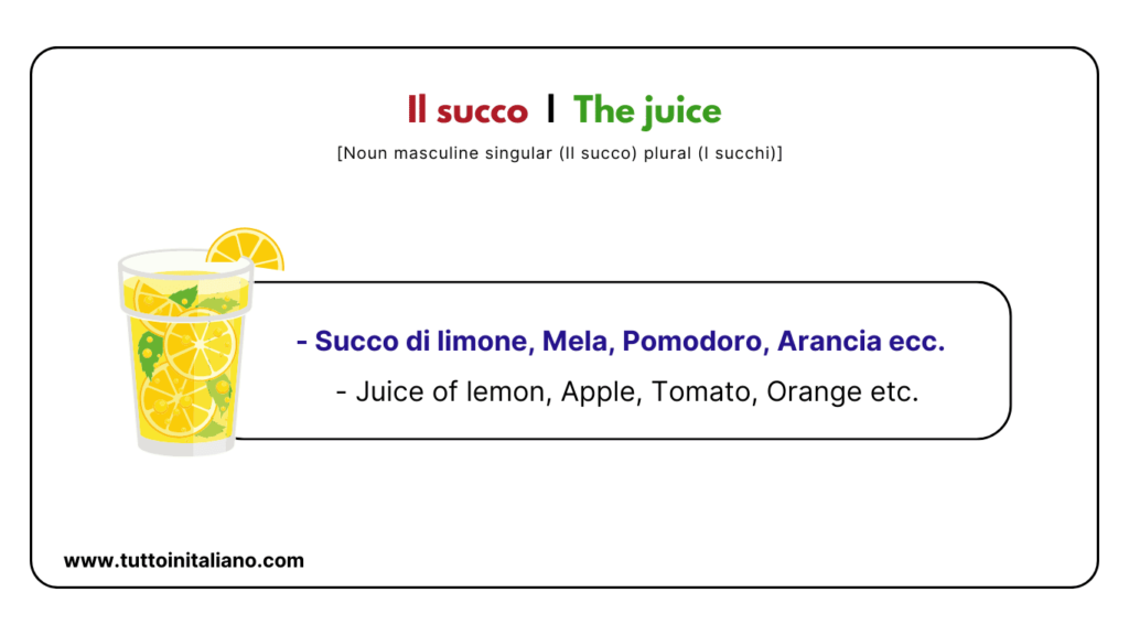 Food and drink in Italian (Part2) | 20 easy words for food and drink with examples. 21 Food and drink in Italian