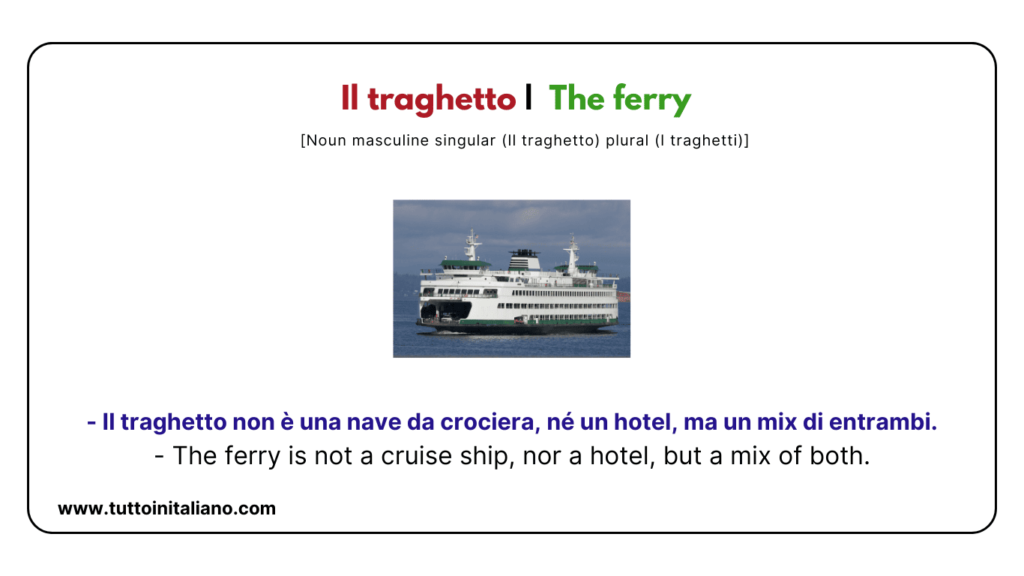 Learn Italian vocabulary: Means of Transport | 15+ easy words of means of transport With (axamples and audio). 32 Learn Italian vocabulary