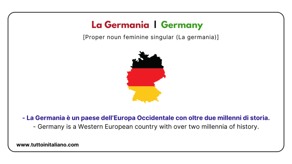 Learn words in Italian: 20+ Countries and Nationalities name with (examples) 20 Learn words in Italian