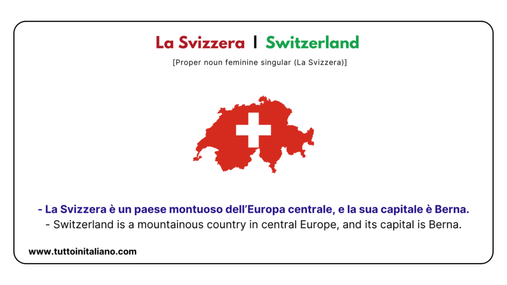 Learn words in Italian: 20+ Countries and Nationalities name with (examples) 28 Learn words in Italian