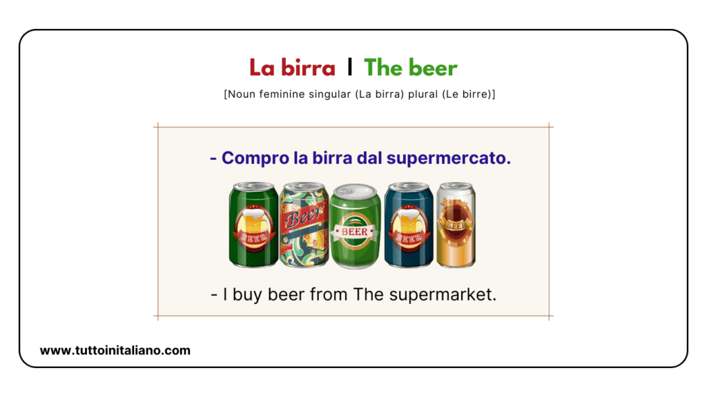 Food and drink in Italian (Part2) | 20 easy words for food and drink with examples. 22 Food and drink in Italian