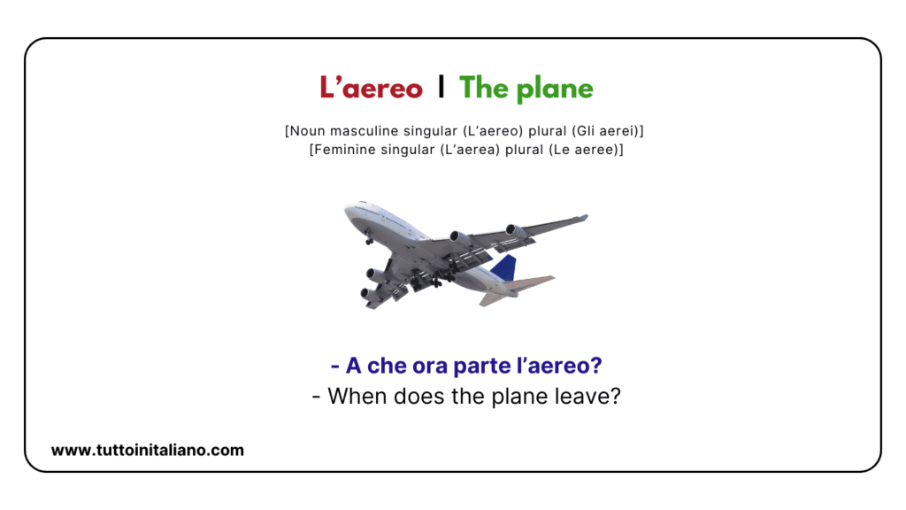 Learn Italian vocabulary: Means of Transport | 15+ easy words of means of transport With (axamples and audio). 6 Learn Italian vocabulary