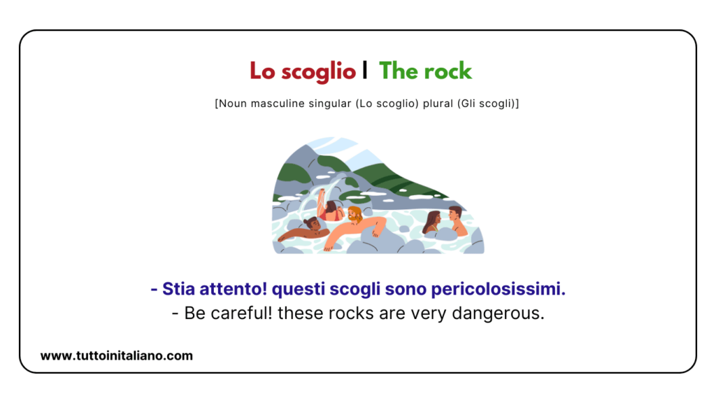 20+ Italian Vocabulary | The beach in Italian | Easy learn Italian words for intermediate level. 9 Beach In Italian
