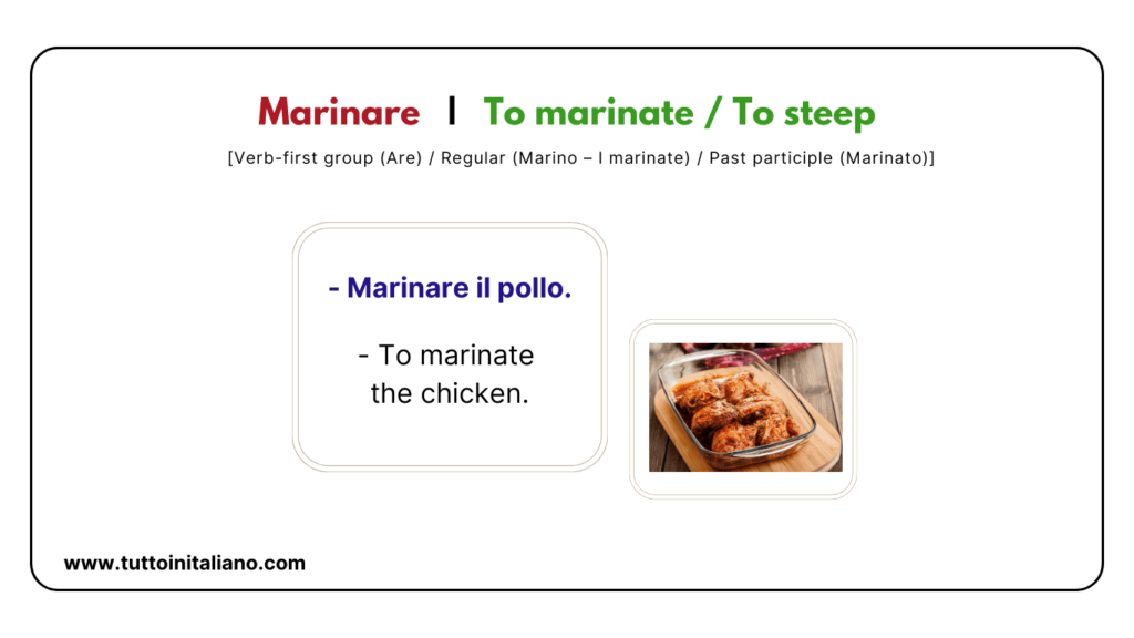 Cooking in Italian