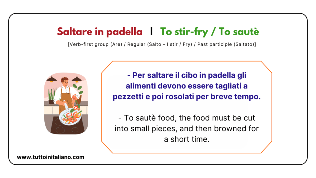 Cooking in Italian