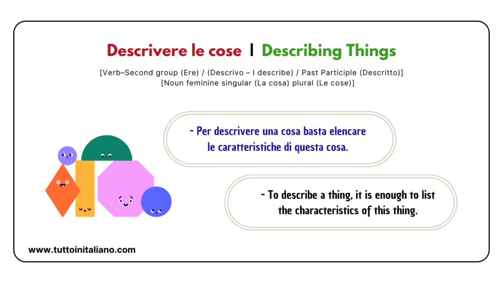 20+ Easy adjectives to describe things in Italian (Part 1). 4 describe things in Italian