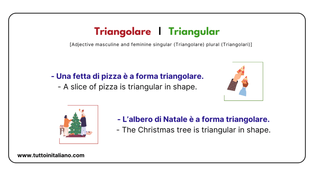Easy learn 25 names of Shapes in Italian and Materials with Examples and Exercises 8 Shapes in Italian
