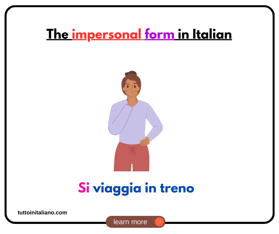 The impersonal form in Italian 1 tuttoinitaliano