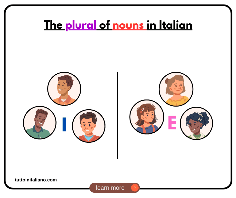 The plural of nouns in Italian 1 tuttoinitaliano