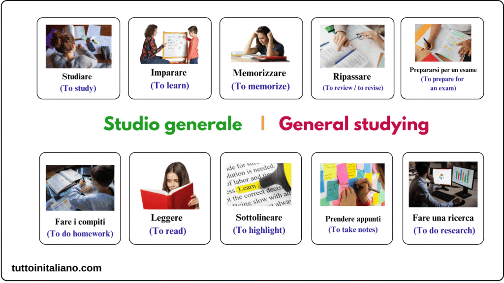 Learn Italian vocabulary about the school