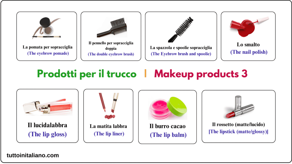 Il negozio di cosmetici / The cosmetics shop 13 Italian makeup