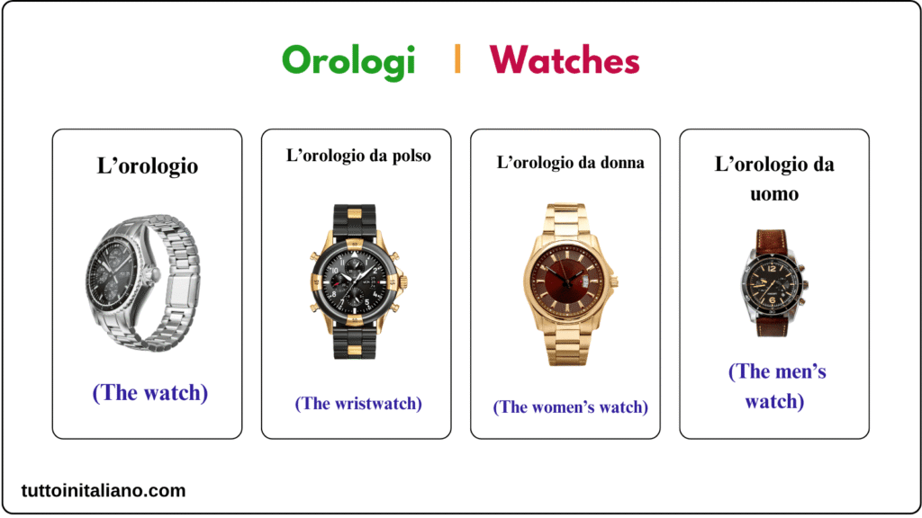 La gioielleria / The jewelry store 5 Learn Italian jewelry