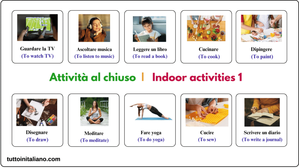 Free time in the Italian language