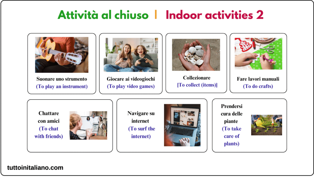 Free time in the Italian language